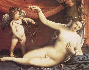 Lorenzo Lotto Venus and Cupid oil painting reproduction